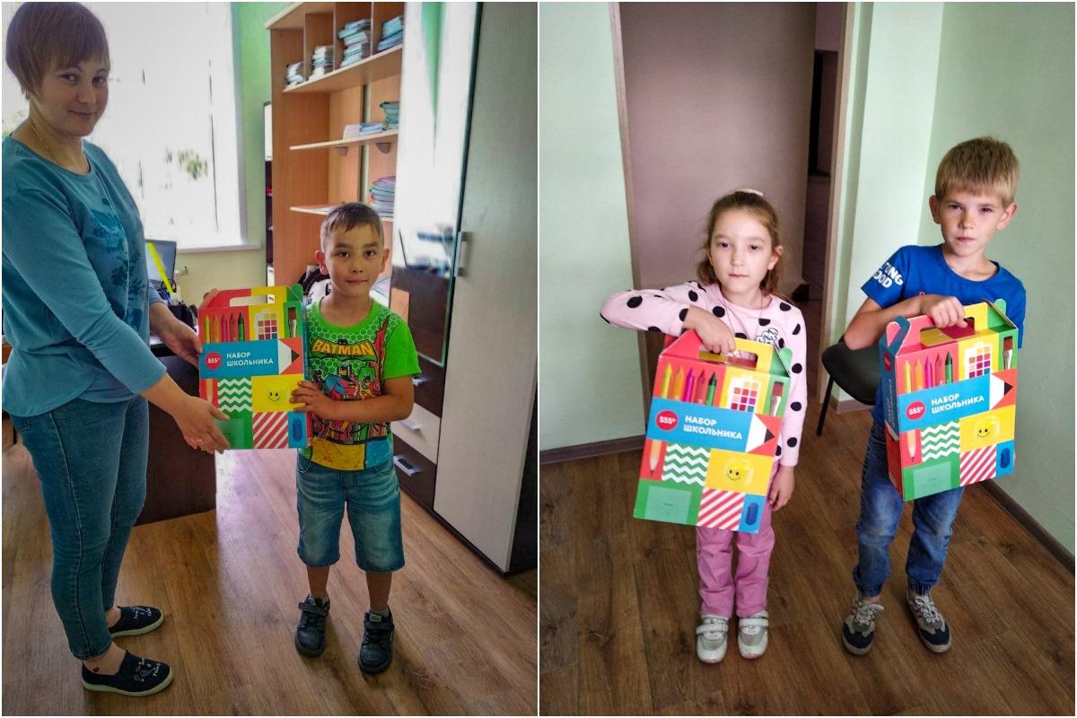 Фото Сотрудники АЛРОСА закупили школьные наборы для детей в Новосибирской области 2
